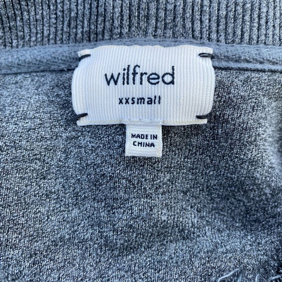 Aritzia Wilfred Diderot Sweater Open-Front Cocoon Cardigan size XXS - Picture 6 of 6